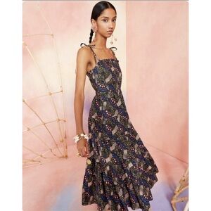 ULLA JOHNSON Ellyn midi dress Sz 8